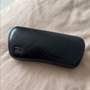 Chanel Black Quilted Sunglasses Case
